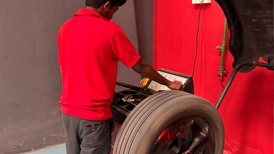 hanith citroen service center wheel balancing