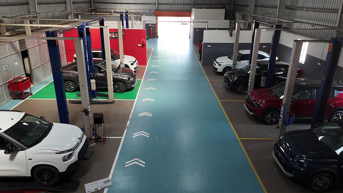 hanith citroen service center wheel balancing